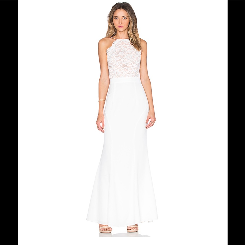 NWT Jarlo London White Bridal Party/Shower/Wedding Dress